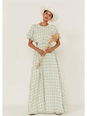Show Me Your Mumu Women's Eloise Plaid Maxi Dress